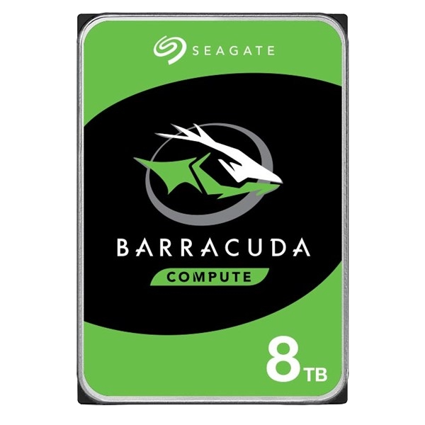 8TB Seagate BarraCuda 3.5" SATA III Hard Drive - 5400RPM, 256MB Cache